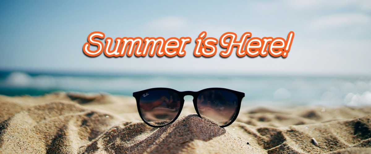Sunglasses in the sand