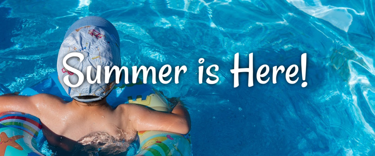 Summer is Here - boy swimming
